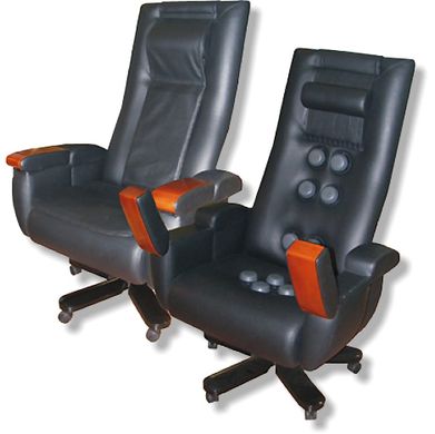 Крісло масажне Лідер-3 (вініліс-шкіра), (шия, спина, малий таз, стопи, стереомагнітола, електричний тонометр)