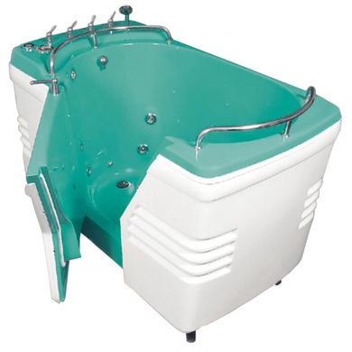 Бальнеологическая сидячая ванна Комфорт ВБ-02 с боковой дверью и системой гидромассажа (14 водных форсунок)