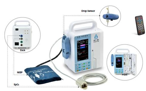 Инфузионный насос (Перфузор) OIP-9000 с опциями для мониторинга состояния пациента