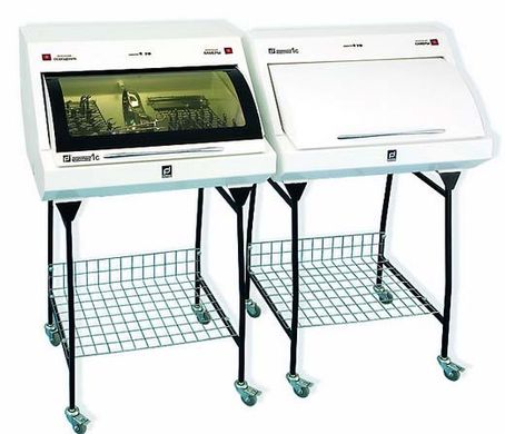 УФ-камера для хранения стерильного инструмента ПАНМЕД 1 средняя (670мм) со стеклянным сектором - крышкой