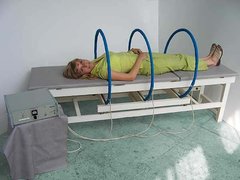 Установка магнитотерапевтическая УМТИ3Ф (КОЛИБРИ-Эксперт) бегущим магнитным импульсным полем (в комплекте со столом пациента)